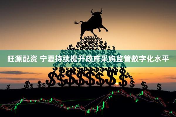 旺源配资 宁夏持续提升政府采购监管数字化水平